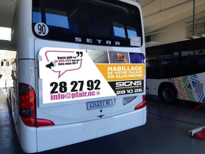 Bus Tanéo — marquage